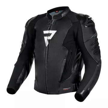 Rebelhorn Veloce Férfi bőr motoros kabát (fekete)