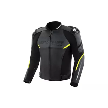 Shima Bandit 2.0 Férfi bőr motoros kabát (fekete-fluo)