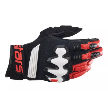 Alpinestars Halo motoros kesztyű (fehér-fekete-piros)