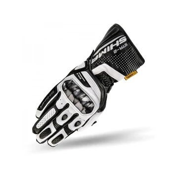 Shima SRT2 bőr motoros kesztyű (fehér-fekete)