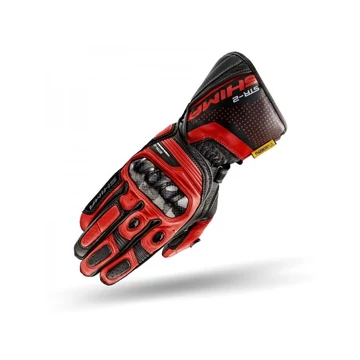 Shima SRT2 bőr motoros kesztyű (piros-fekete)