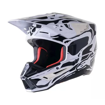Alpinestars S-M5 Enduro/Cross sisak (fekete-fehér)