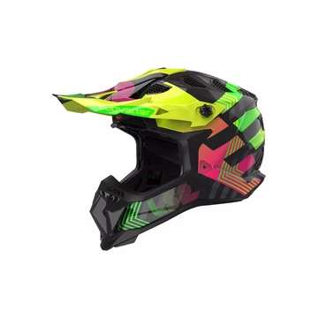 LS2 MX700 Evo II Enduro/Cross sisak (fluo-fekete)