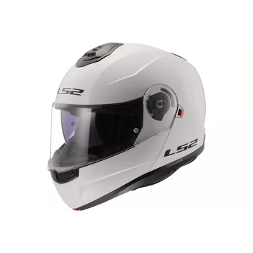 Ls2 Strobe beépített napszemüveggel (fehér)