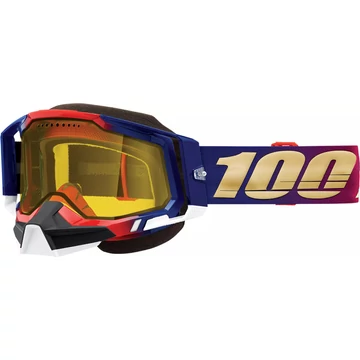 100% Racecraft 2 Enduro/Cross szemüveg (kék piros-sárga)