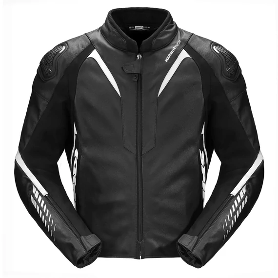 Spidi NKD-1 Férfi bőr motoros kabát (fekete-fehér)