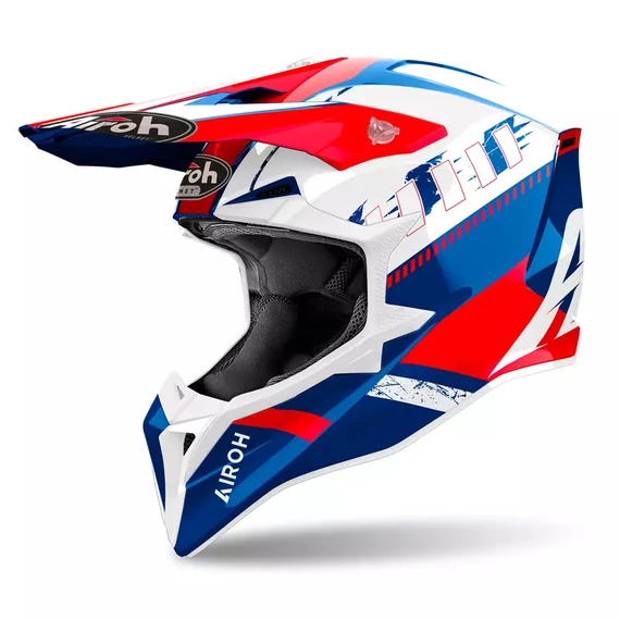 Airoh Wraap Reloaded Enduro/Cross sisak (kék-piros)